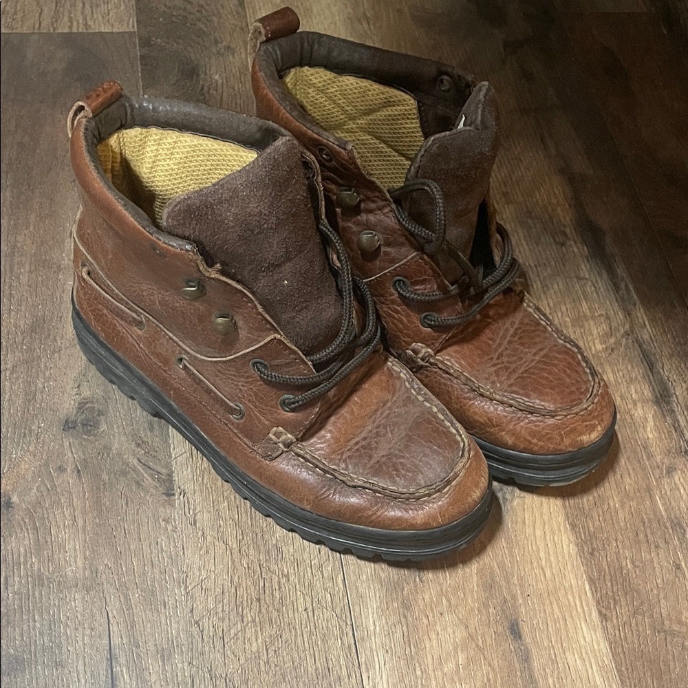 Brown Leather Women's Boots